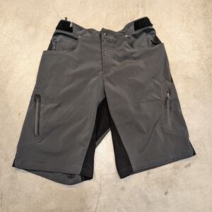 Zoic Ether Motor Cross Shorts Mens L Adjustable Waist Gray